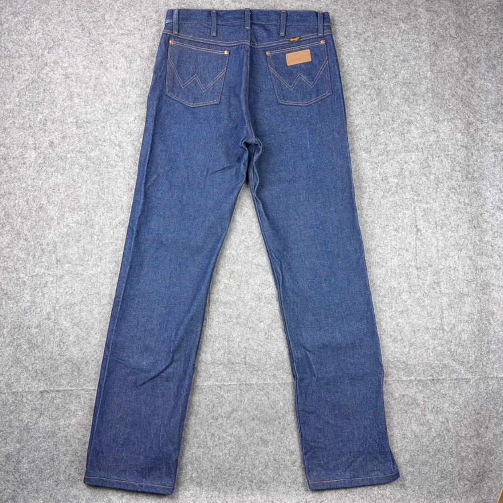 Wrangler Jeans Mens 34x33 Blue 13MWZ Cowboy Cut Original Fit Western Rodeo Denim
